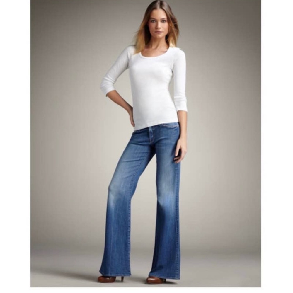 MOTHER The Wilder Denim Jeans in Medium Kitty 26